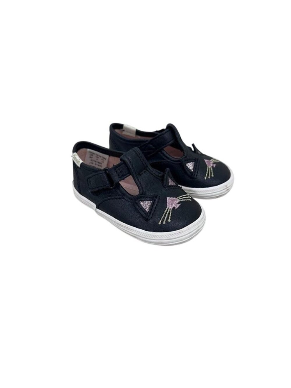 Kate Spade x Keds Cat Champion Toe Cap T Strap Shoes Sneakers Infant Baby Girl 3